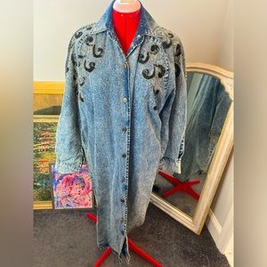Vintage 1980s Talk of the Walk Denim Jacket